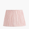 Thiago 30cm Cinnamon Stripe Mushroom Pleat Tapered Shade