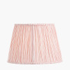 Thiago 30cm Cinnamon Stripe Mushroom Pleat Tapered Shade