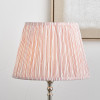 Thiago 30cm Cinnamon Stripe Mushroom Pleat Tapered Shade