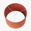 Lino 30cm Cinnamon Self Lined Linen Drum Lampshade