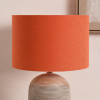 Lino 40cm Cinnamon Self Lined Linen Drum Lampshade