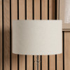 Lino 25cm Cream Self Lined Linen Drum Lampshade