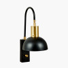 Mayfair Matt Black Domed Task Wall Light