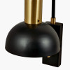 Mayfair Matt Black Domed Task Wall Light