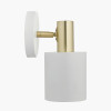 Biba White and Gold Wall Light