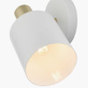 Biba White and Gold Wall Light