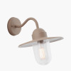 Lilium Taupe Metal and Glass Fisherman Wall Light