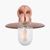 Lilium Copper Metal and Glass Fisherman Wall Light