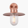 Lilium Copper Metal and Glass Fisherman Wall Light