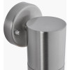 Lantana Brushed Steel Metal Fixed Spot Wall Light