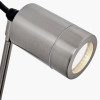 Lantana Brushed Steel Metal Directional Ground Spike Light