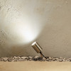 Lantana Brushed Steel Metal Directional Ground Spike Light