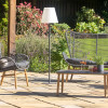 Grey Outdoor Floor Lamp