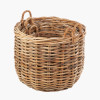 Tobs S/3 Chunky Rattan Round Logs Baskets