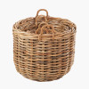 Tobs S/3 Chunky Rattan Round Logs Baskets