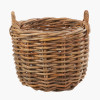 Tobs S/3 Chunky Rattan Round Logs Baskets