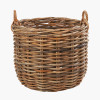 Tobs S/3 Chunky Rattan Round Logs Baskets