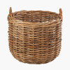 Tobs S/3 Chunky Rattan Round Logs Baskets