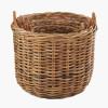 Tobs S/4 Chunky Rattan Round Logs Baskets