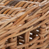 Tobs S/2 Chunky Natural Rattan Square Storage Baskets with Lid