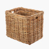 Tobs S/2 Chunky Natural Rattan Square Log Baskets