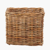 Tobs S/2 Chunky Natural Rattan Square Log Baskets