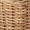 Tobs S/2 Chunky Natural Rattan Square Log Baskets