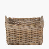 Tobs S/2 Rectangular Grey Kubu Storage Baskets