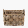 Tobs S/2 Rectangular Grey Kubu Storage Baskets