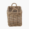 Tobs S/2 Rectangular Grey Kubu Storage Baskets