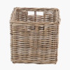 Tobs S/5 Grey Kubu Rattan Rectangular Storage Baskets