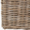 Tobs S/5 Grey Kubu Rattan Rectangular Storage Baskets