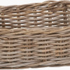 Tobs S/5 Grey Kubu Rattan Rectangular Storage Baskets