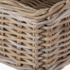 Tobs S/4 Grey Kubu Rattan Rectangular Storage Trays