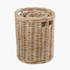 Tobs S/7 Grey Kubu Rattan Round Storage Baskets