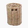 Tobs S/7 Grey Kubu Rattan Round Storage Baskets