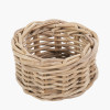 Tobs S/7 Grey Kubu Rattan Round Storage Baskets