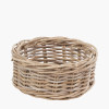 Tobs S/7 Grey Kubu Rattan Round Storage Baskets