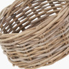 Tobs S/7 Grey Kubu Rattan Round Storage Baskets