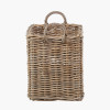 Tobs S/4 Grey Kubu Rattan Square Log Baskets