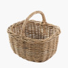 Tobs Grey Kubu Rattan Shopping Basket