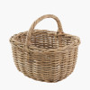 Tobs Grey Kubu Rattan Shopping Basket