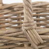 Tobs Grey Kubu Rattan Shopping Basket