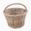 Tobs S/3 Grey Kubu Rattan Oval Shopping Basket with 2 Rectangular Storage Baskets