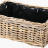 Tobs S/3 Indoor Outdoor Grey Kubu Rattan Rectangular Basket Planters