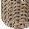 Tobs Grey Kubu Rattan Umbrella Basket