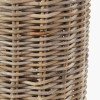 Tobs Grey Kubu Rattan Umbrella Basket