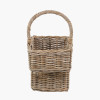 Tobs Grey Kubu Rattan Stair Basket Large