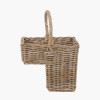 Tobs Grey Kubu Rattan Stair Basket Large