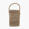 Tobs Grey Kubu Rattan Stair Basket Large